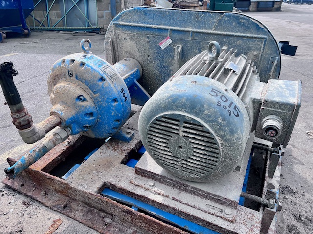 Roto-jet 2100B 2×2 S484 High-Pressure Pump with Base and Motor